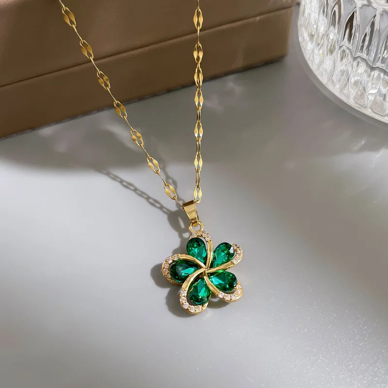 Bellara I  Flower Pendant Necklace