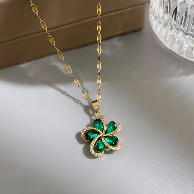Bellara I  Flower Pendant Necklace