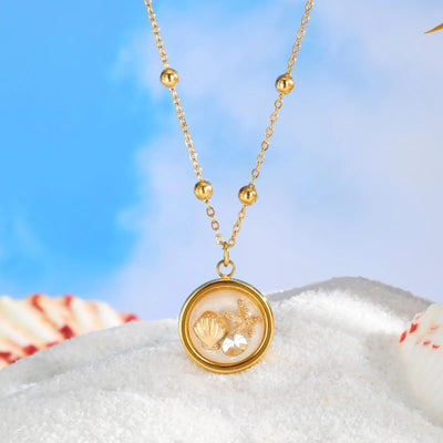 Sunset Shells I Ocean summer necklace