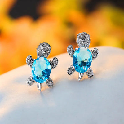 Tide Treasures I  Turtle Earring