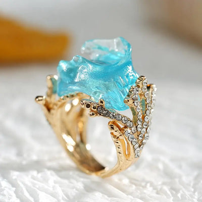 Ocean Pulse I Wave Ring