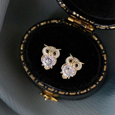 Luna Owls I Owl Earrings
