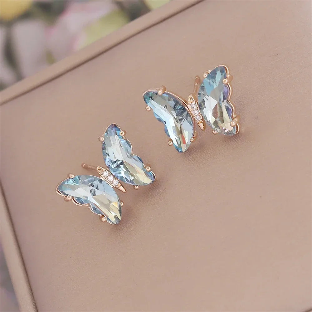 Iridescent Flutter I Butterfly Earring