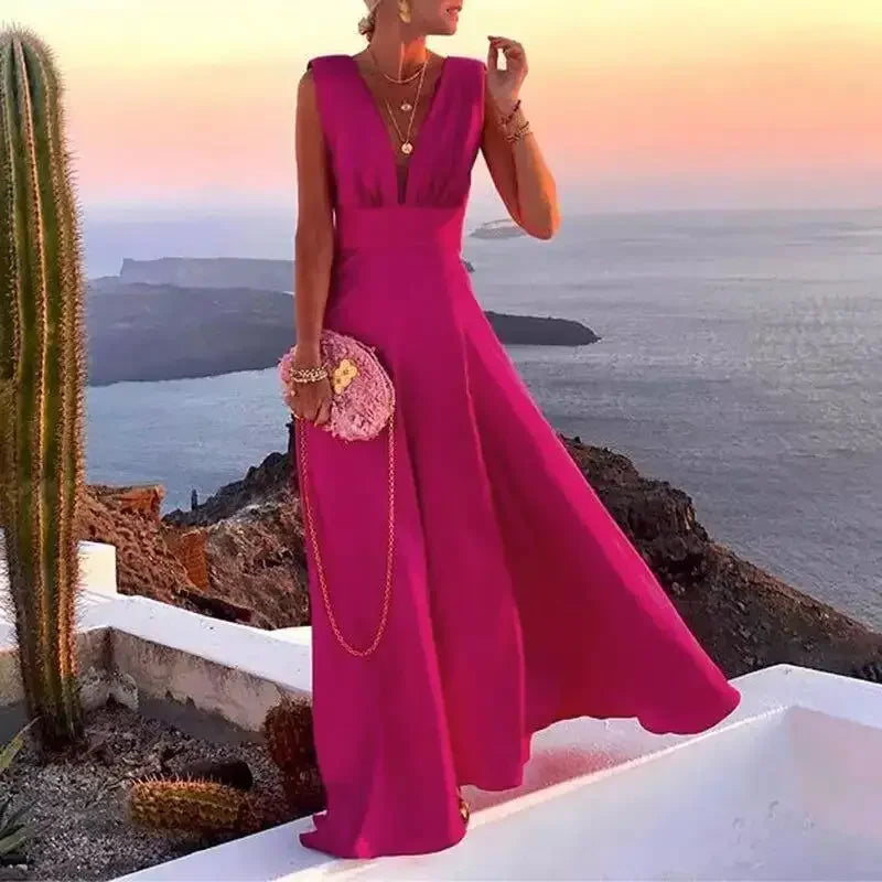 Keira | Lantern Sleeve Dress| French Chic Floral Sleeveless Dress