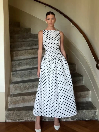Zadie I Elegant Dot Dress