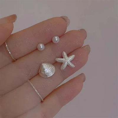 Siren's Gift I Golden Earrings