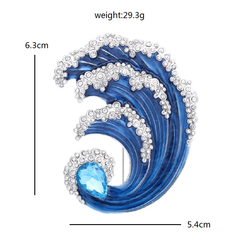 Blue Tide | Classy Brooch