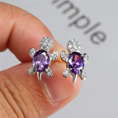 Tide Treasures I  Turtle Earring