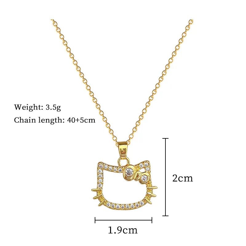 Luna | Crystal Kitty Necklace