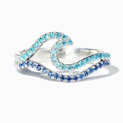 The Wave I Glam Ring