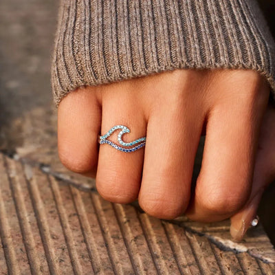The Wave I Glam Ring