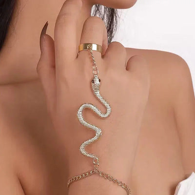 Whispering Coil I Snake Ring