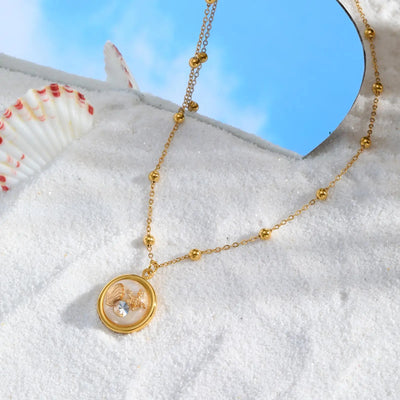 Sunset Shells I Ocean summer necklace