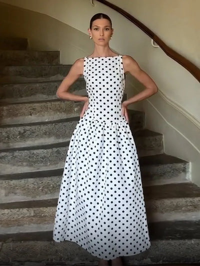 Zadie I Elegant Dot Dress