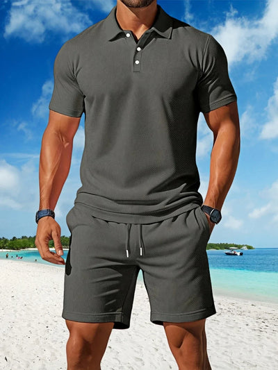 MARC | RELAXED POLO SHORTS SET
