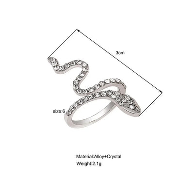 Whispering Coil I Snake Ring