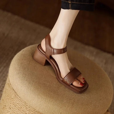 LUCY | ELEGANT LEATHER SANDALS