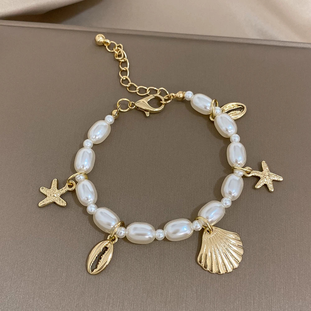 White Shore I Seastar Bracelet