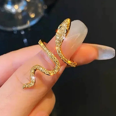 Whispering Coil I Snake Ring