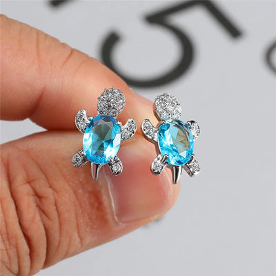 Tide Treasures I  Turtle Earring