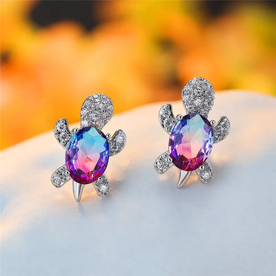 Tide Treasures I  Turtle Earring