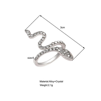 Whispering Coil I Snake Ring