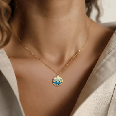 Serene Wave | Golden Wave Necklace