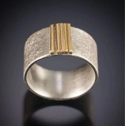 Aged Steel | Textured Vintage Ring