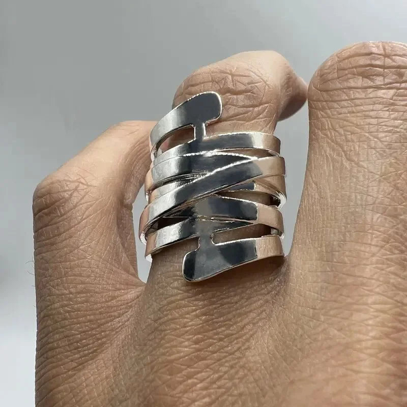 Linea Curve | Layered Ring