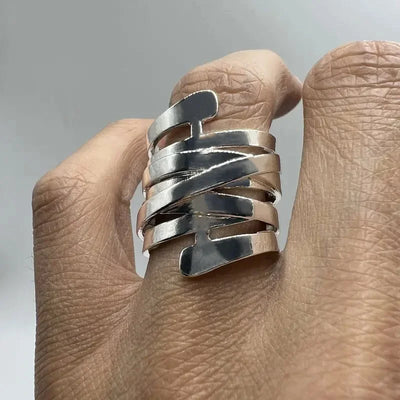 Linea Curve | Layered Ring