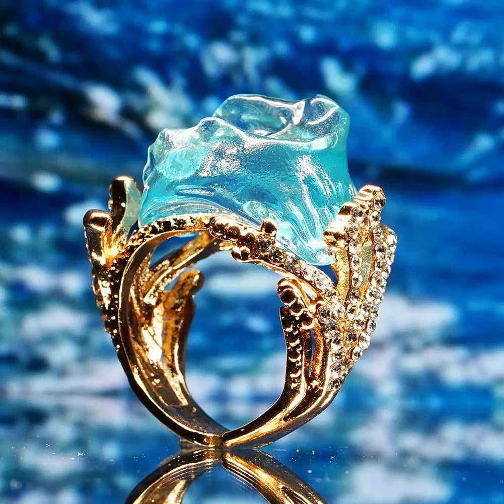 Ocean Pulse I Wave Ring