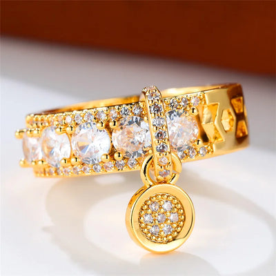Celeste Glow | White Zircon Ring