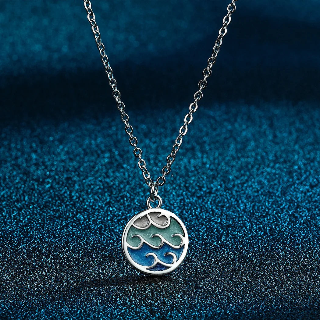 Serene Wave | Golden Wave Necklace