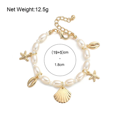 White Shore I Seastar Bracelet