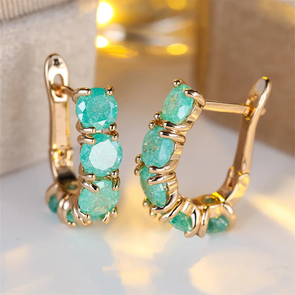 Ebb & Essence I Frosted Bloom Zircon Hoops