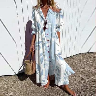 LINA | FLOWY FLORAL MAXI DRESS