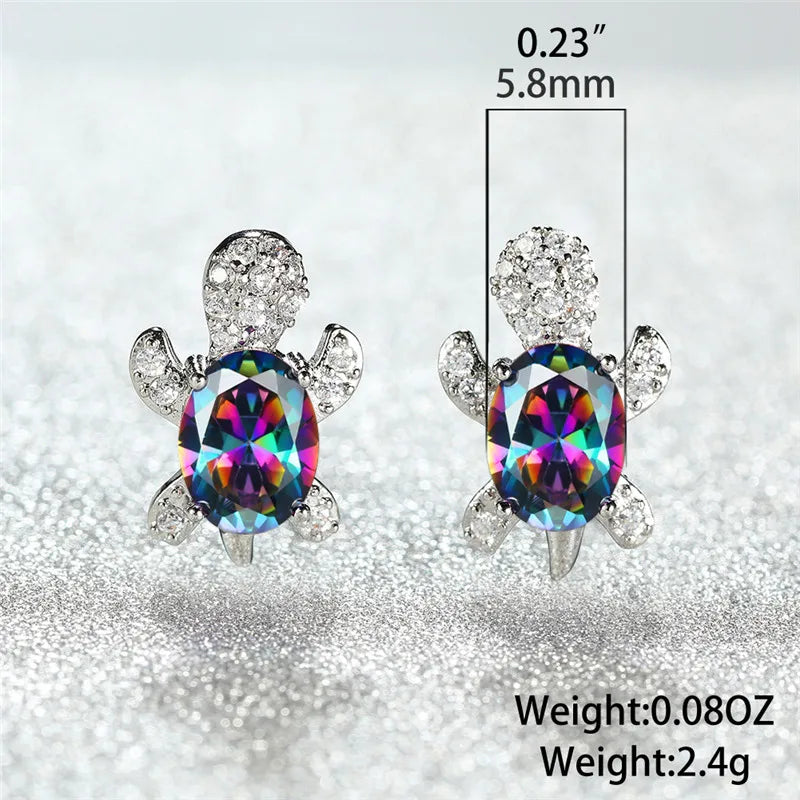 Tide Treasures I  Turtle Earring