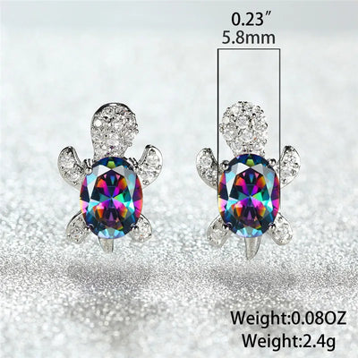 Tide Treasures I  Turtle Earring
