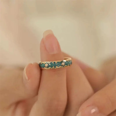Antique Muse | Turquoise Gold Ring