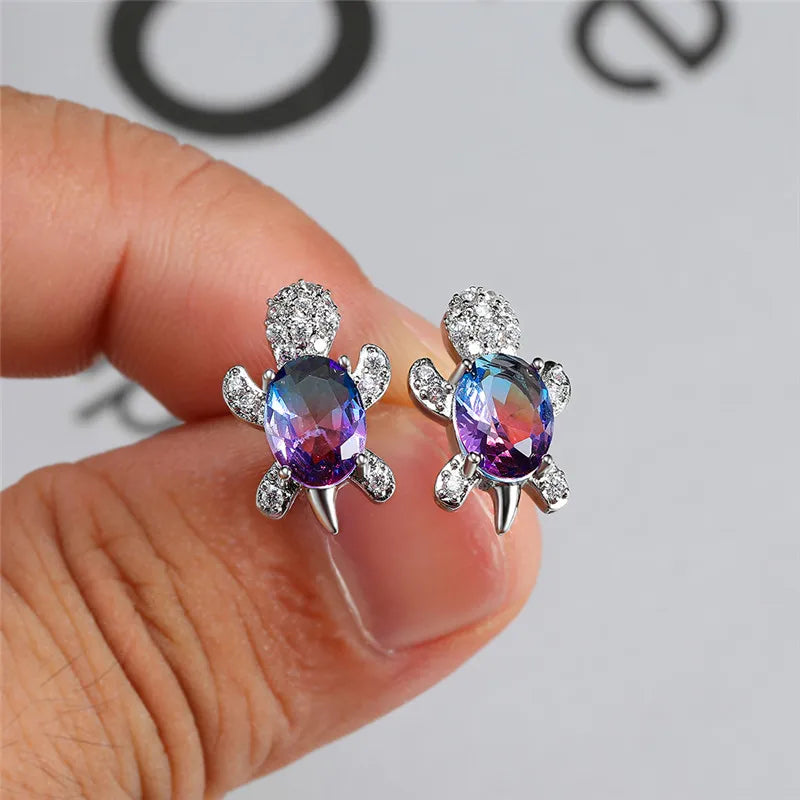 Tide Treasures I  Turtle Earring