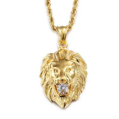 King's Roar I Lion Head Men's Necklace