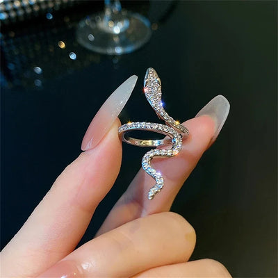 Whispering Coil I Snake Ring