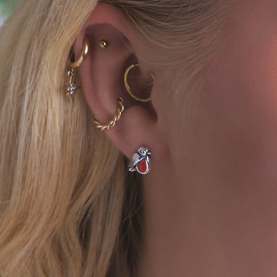 Song of the Robin -  Stud Earrings
