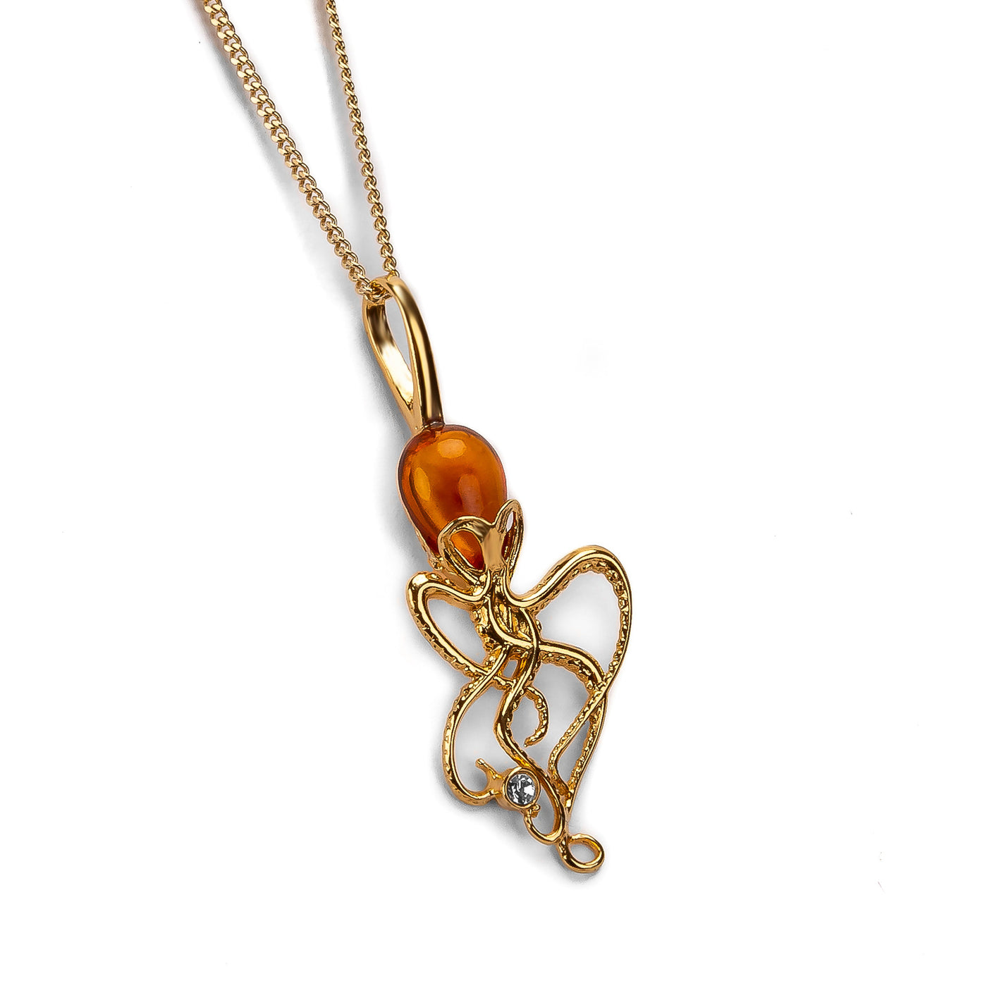 Beneath the Waves I Octopus Necklace