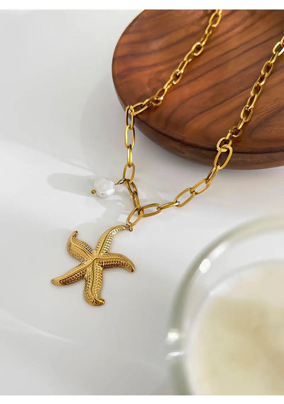 Ocean’s Promise I Starfish Necklace