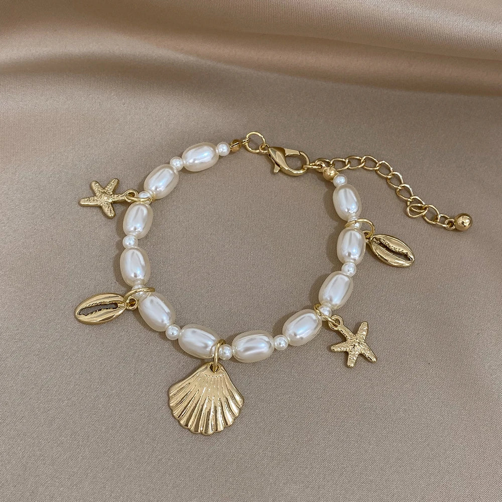 White Shore I Seastar Bracelet