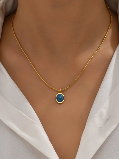 Blue Lagoon I Pearl Necklace