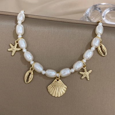 White Shore I Seastar Bracelet