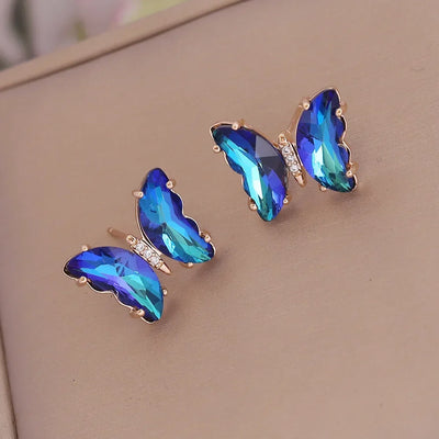 Iridescent Flutter I Butterfly Earring
