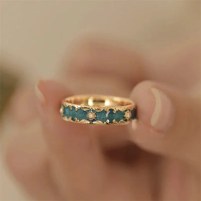 Antique Muse | Turquoise Gold Ring